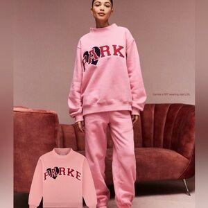Pink PARKE Logo Sweatshirt